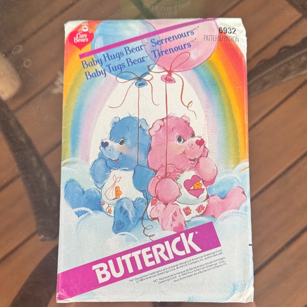 Care Bears Baby Hugs and Tugs Plush Set Pattern
